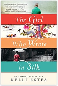 Book cover: The Girl who wrote in Silk